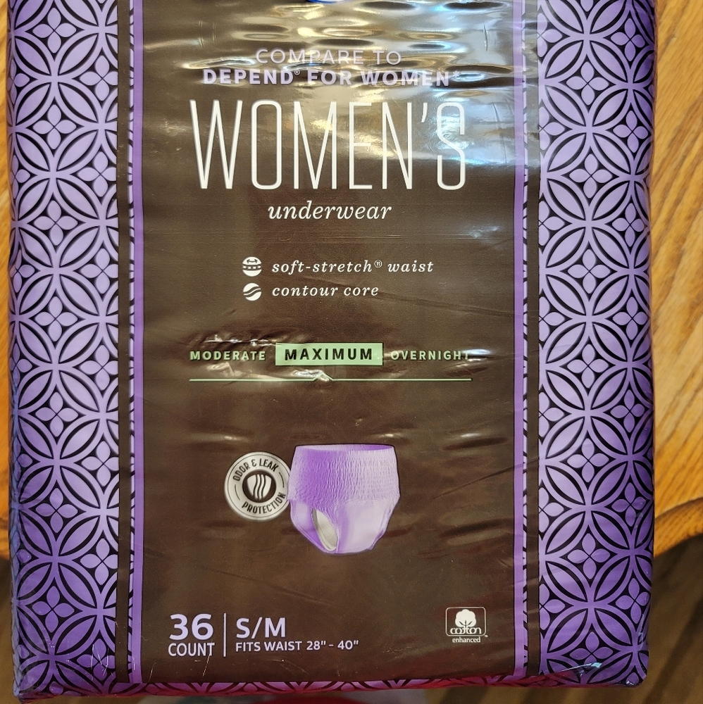 New in package Women's Underwear Value Pack 36, Size Small